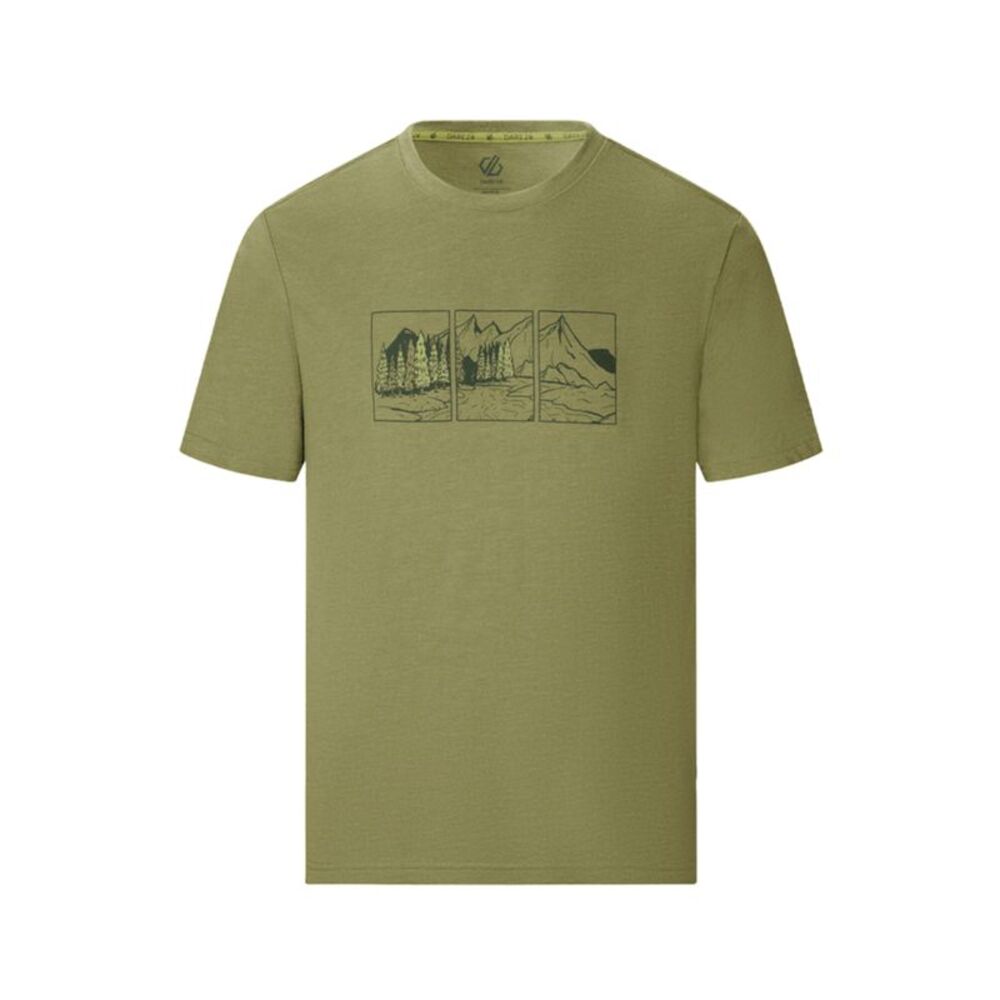 Dare 2B Mens Movement III Mountain Scene T-Shirt / Nephrite Green